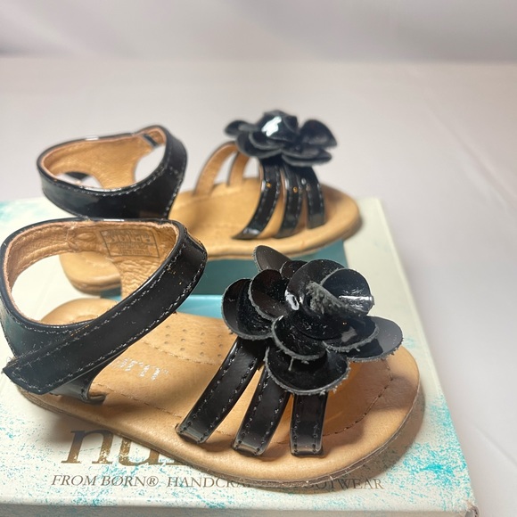 Nuborn Dahlia Sandal Black Patent Leather Size 3M - Picture 6 of 9